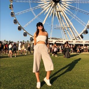 Princess Polly flowy cropped pants